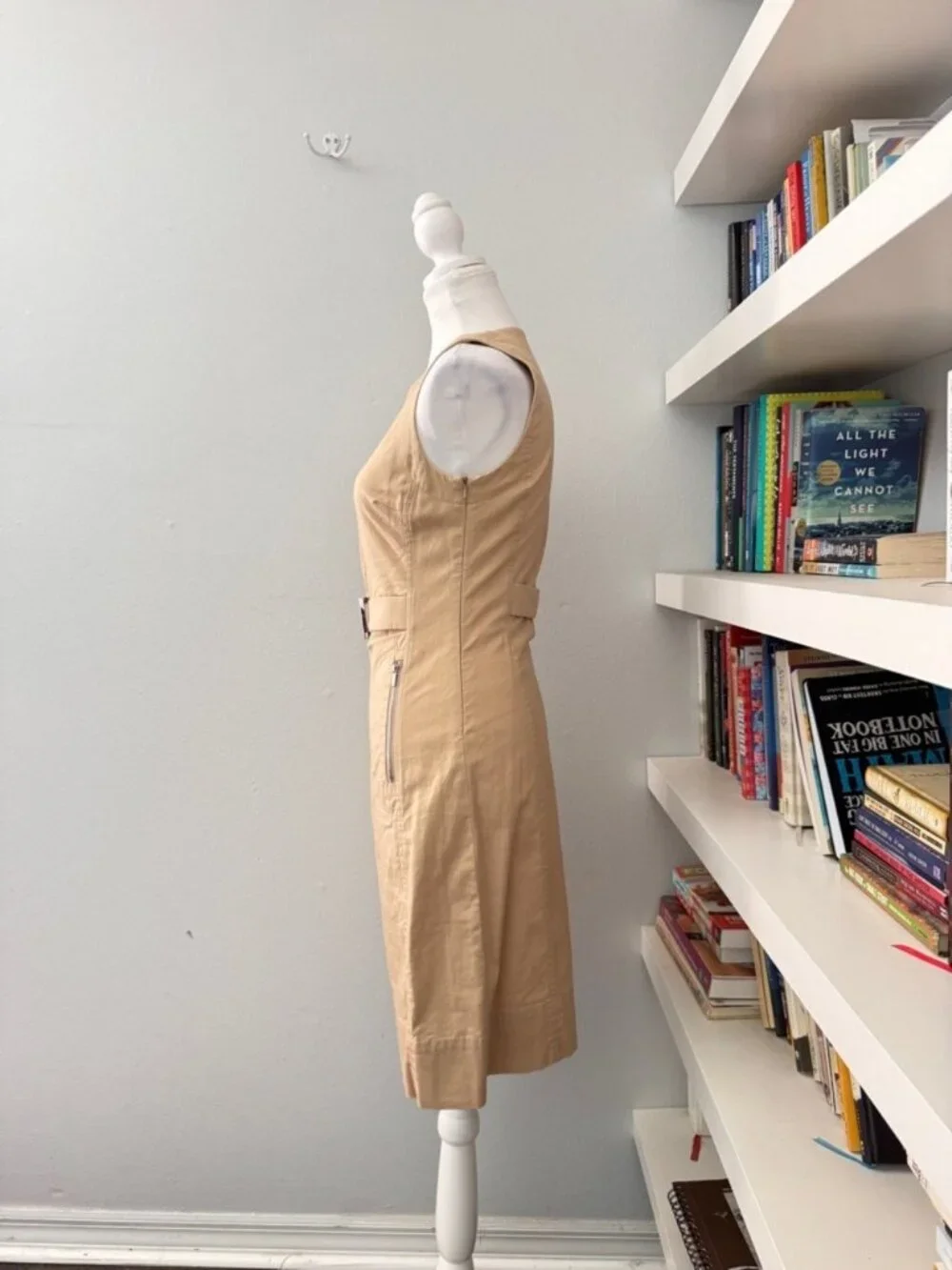 Tory Burch  Alice Khaki Belted Dress size 2
